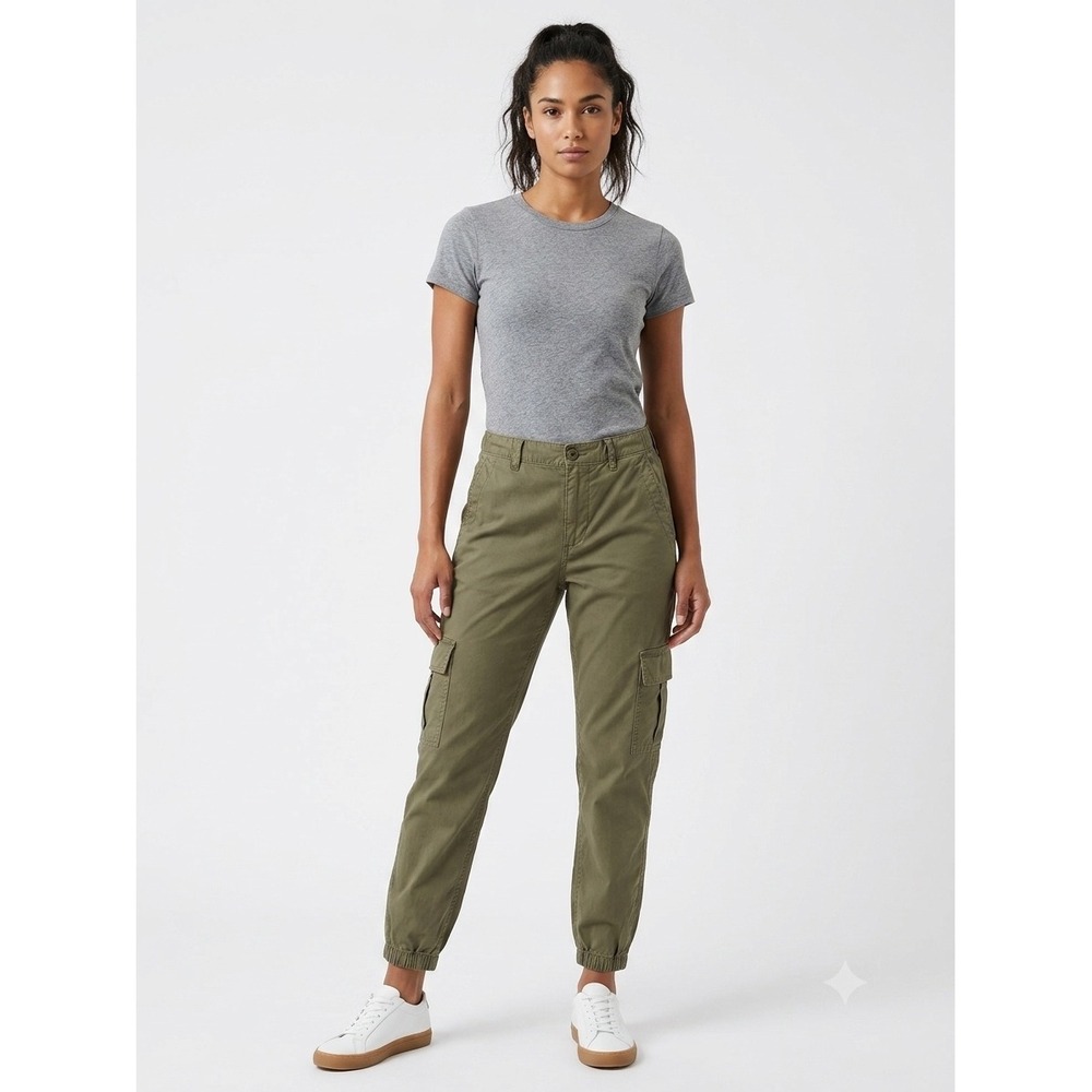 Polo Ralph Lauren Gorpcore Y2K 90's Revival Olive Green Cargo Jogger Utility S